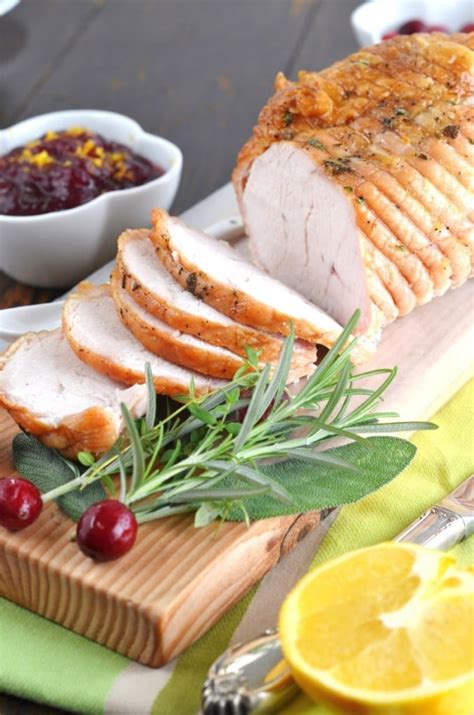 Make a delicious sauce made with the roasting juices. Herb Roasted Boneless Turkey Breast - 24 Carrot Kitchen