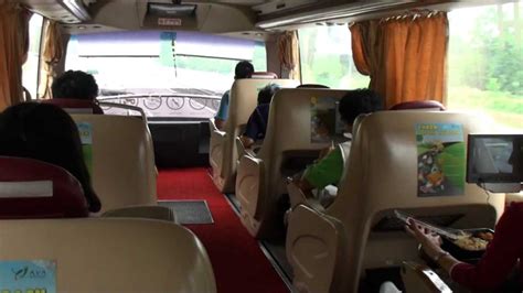 Good starmart bus with vibrating backrest. Kuala lumpur to singapore luxury bus ride - YouTube