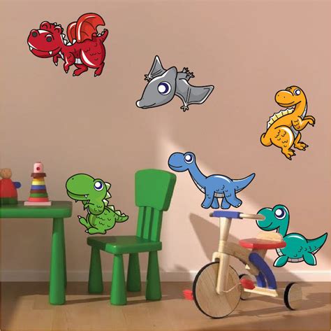 Dinosaur landscape nursery children bedroom decor vinyl wall sticker decal. Nursery Dinosaur - Nursery Wall Decal Murals - Primedecals