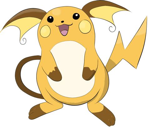 Pichu charges itself with electricity more easily on days with thunderclouds or when the air is very dry. Raichu by BlackVictini on DeviantArt
