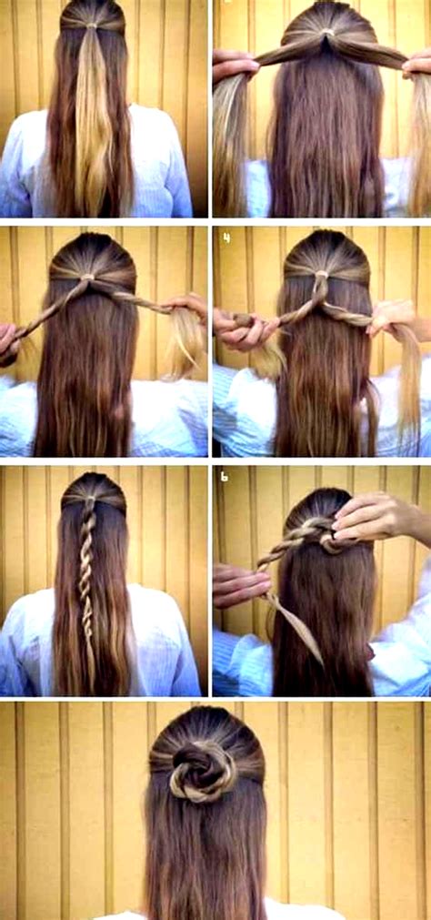 If you're looking for easy hairstyles for long hair to do at home, you will love this list of them. 70 Super Easy DIY Hairstyle Ideas For Medium Length Hair ...