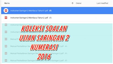 Fail maklumat peribadi murid linus. Koleksi Bahan Bantu Belajar (BBM): KOLEKSI SOALAN SARINGAN ...