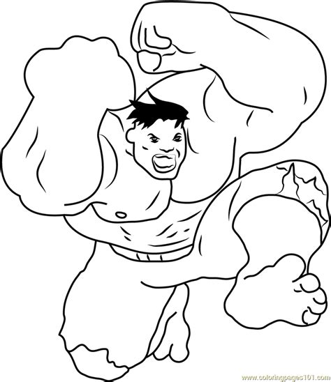 Maybe you would like to learn more about one of these? Angry Hulk Coloring Page for Kids - Free Hulk Printable ...