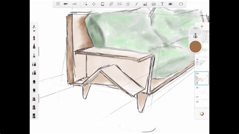 Autodesk sketchbook pro tutorial : Using perspective grids on AutoDesk Sketchbook - YouTube