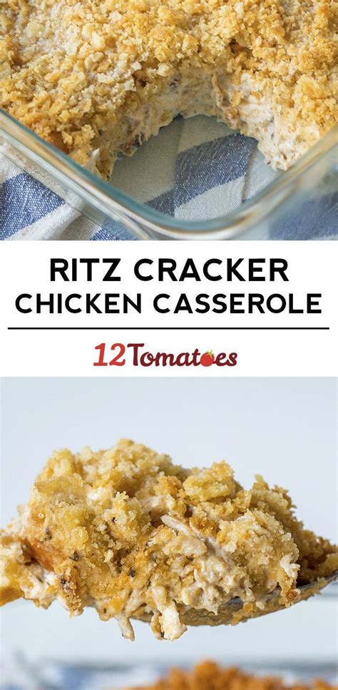 Heat the oil in a cast iron or similar casserole dish placed over a medium high heat. Creamy Ritz Chicken Casserole | 12 Tomatoes … | Ritz ...