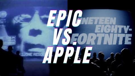 Apple and google, subsequently, pulled the mobile game from their stores. EPIC GAMES VS. APPLE (Nineteen Eighty-Fortnite Animated ...