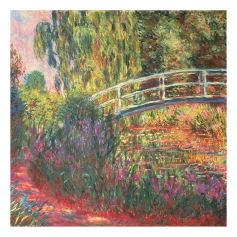 Reviewed by tyler lopez on thursday, january 3rd, 2019. Glasbild - Claude Monet - Japanische Brücke im Garten von ...