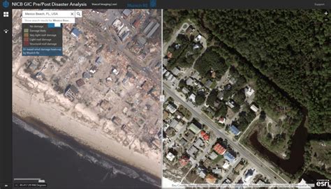 Sand draw sketch drawing pad: NOAA Imagery for Hurricane Michael Live with before/after ...