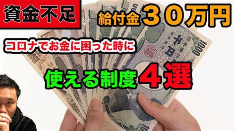 Hanyu da zidian (first edition): 【30万円給付金】資金繰り!お金がない!困った時に使える制度 ...