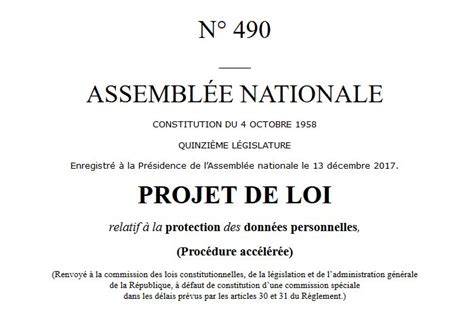 Ce nouveau texte de loi (rgpd) vous permet de mieux contrôler l'utilisation qui est faite de vos données. RGPD loi 490 : une évolution dans la protection des ...