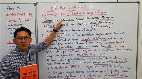 Bahan bantu sejarah kertas 3 spm 2020. Ramalan SPM Sejarah 2020# T5 Bab3 - YouTube