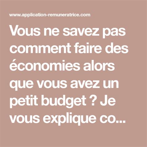 Vous vouliez savoir comment faire de l'argent. 50 Astuces Peu Connues Pour Faire Des Économies en 2019 en ...