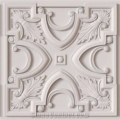 Designed to fit traditional ceiling grids; 3d Stone Design Panels for Walls Tile, White Quartzite ...