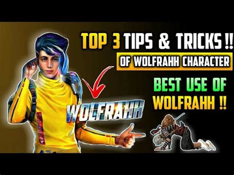 However, it is quite challenging to get those reflexes and. FREE FIRE - TOP 3 TIPS AND TRICKS OF WOLFRAHH🔥|| HOW TO ...