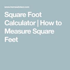 Square footage of a room. Square Foot Calculator | Square foot calculator, Square ...