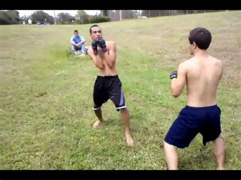 If you'd like to send me feedback or anything you'd like me to improve on, message me! Mike vs troy backyard mma kid gets dropped - YouTube