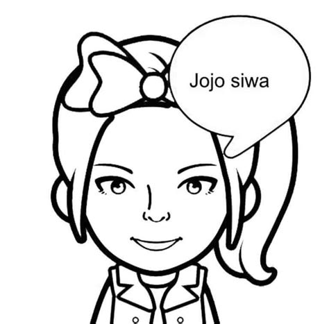 She career began in the dance show moms in dance, thanks to which she became famous. Free Printable JoJo Siwa Coloring Pages