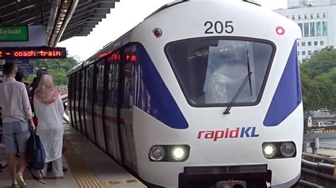 Kelana jaya lrt station is a light rail station on the kelana jaya line.  rapidKL Kelana Jaya Line  2-car Bombardier Innovia ART ...