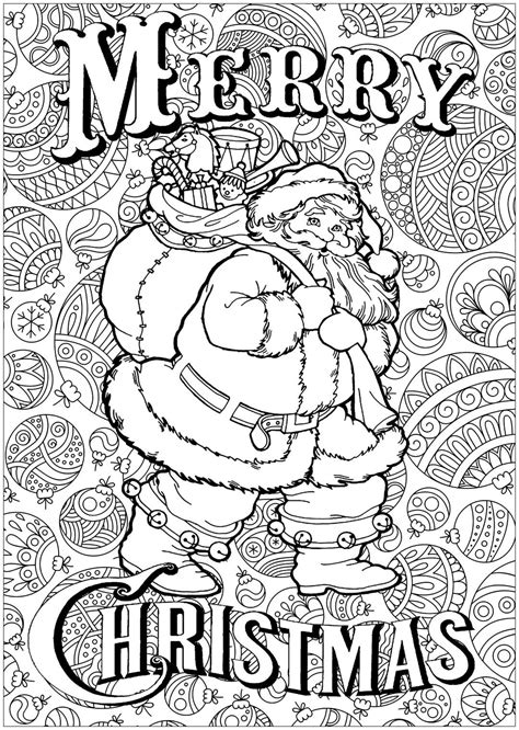 More than 2500 free printable coloring pages for children that you can print out and color. Santa Coloring Pages | Santa coloring pages, Merry ...
