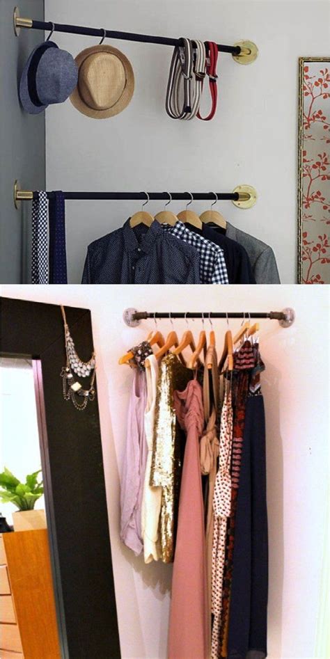 Or if the space allows go for a larger scale of pipe closet. 16 Clever DIY's To Maximize Corner Spaces | Corner space, Corner wardrobe, Maximize closet space