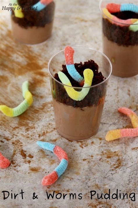 Dirt cups are a childhood classic, and now they've gone vegan! Dirt & Worms Pudding - Kids' Delight! | Dirt cups dessert ...