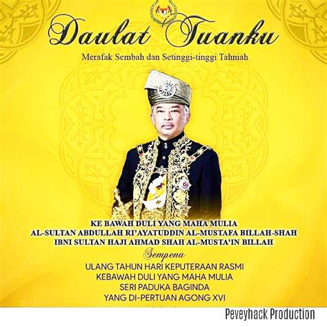 0 ratings0% found this document useful (0 votes). DAULAT TUANKU Merafak Ucapan setinggi-tinggi Tahniah dan ...