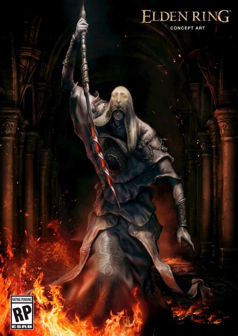 The location surrounding this character in some of the images also looks to be filled with sticks. ELDEN RING on in 2020 | Concept art, Dark souls