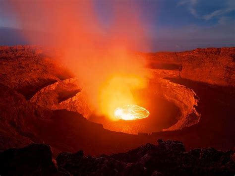 Lava reached the city's airport but stopped short of the urban areas. Lava Cauldron - Democratic republic of Congo | Volcano ...