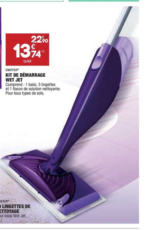 Catalogue leclerc du 09 au 20 mars 2021. Offre Kit Balai + Lingettes Swiffer -40% De Réduction ...