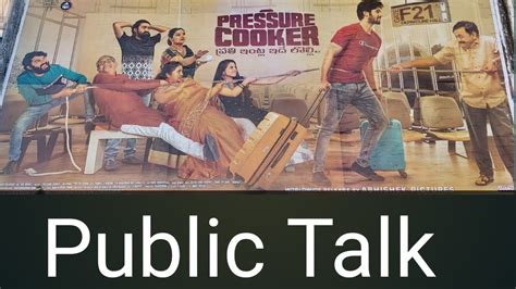 The story drags a lot in the second half and ultimately, we stop caring about the hero's visa. Pressure Cooker Movie Public Talk ||Movie Review |Pressure ...