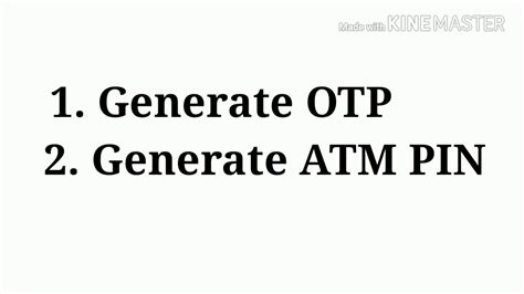 Tell them you forgot your pin. How to generate ATM PIN for ICICI ATM CARD || FORGET ATM ...