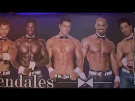 Women filmed at a male stripper show. Chippendales Las Vegas Male Dancers/ Strippers 2-10-2014 ...