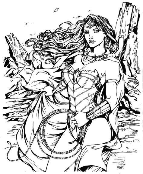 Coloring hulk coloring superman coloring batman colouring pages sailany coloring kids. Sabine Rich Wonder Woman Inks by SupermanOfToday ...