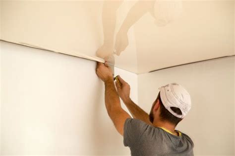 Install led light fixtures back into the housing. Stretch Ceiling Installation - stretch ceilings film ...