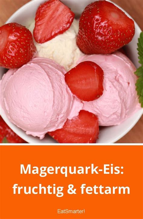 Magerquark pur zu löffeln, stellt für viele sportler eine echte herausforderung dar. Magerquark-Eis: fruchtig & fettarm | Magerquark, Eis ...