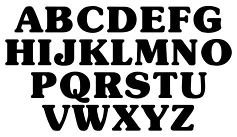 To the split of the alphabet into three parts with unequal number of letters . 10 Best 3 Inch Alphabet Letters Printable - printablee.com