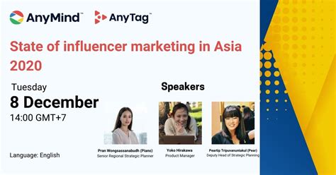 Best influencer outreach agency blogweet with a team of leading influencers. Webinar: State of Influencer Marketing in Asia 2020