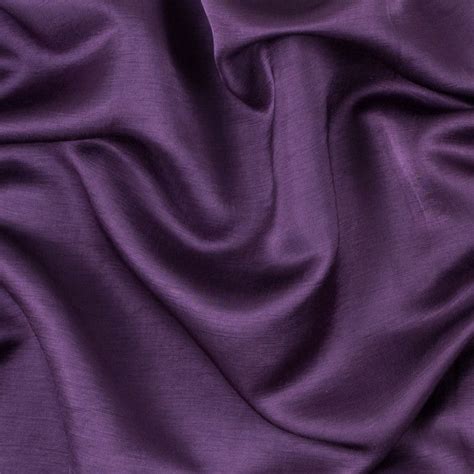 Polyester is another popular synthetic fiber used in upholstery, although it is rarely used alone. Hortensia Purple Rayon and Polyester Slubbed Satin | Mood ...