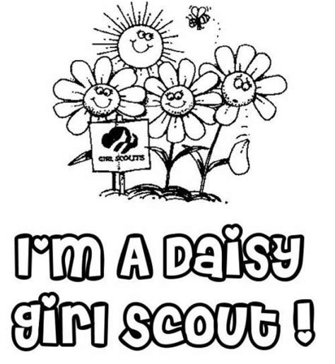 This is the way i go to daisy troop, daisy troop, daisy troop, this is the way i go to daisy troop, and this is what i bring: Girl Scout Coloring Pages 15 Awesome Daisy Girl Scouts ...