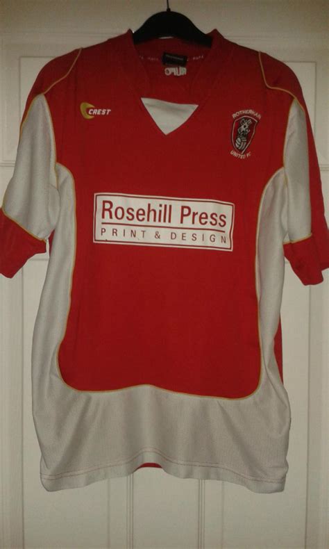 Welcome to the official rotherham united facebook page. Rotherham United Home football shirt 2006 - 2007 ...