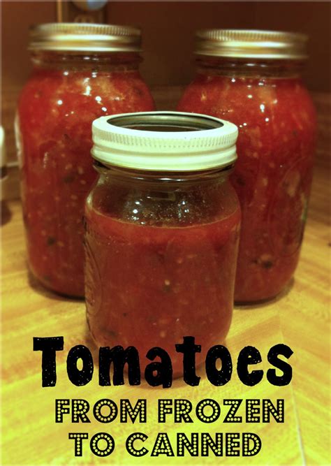 If you are using canned tomatoes, use the second. Tomatoes: From Frozen to Canned in 2020 | Salsa canning ...