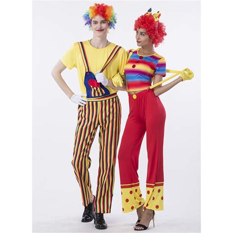 Maybe you would like to learn more about one of these? Funny Circus Clown Adult Couple Costume N14769
