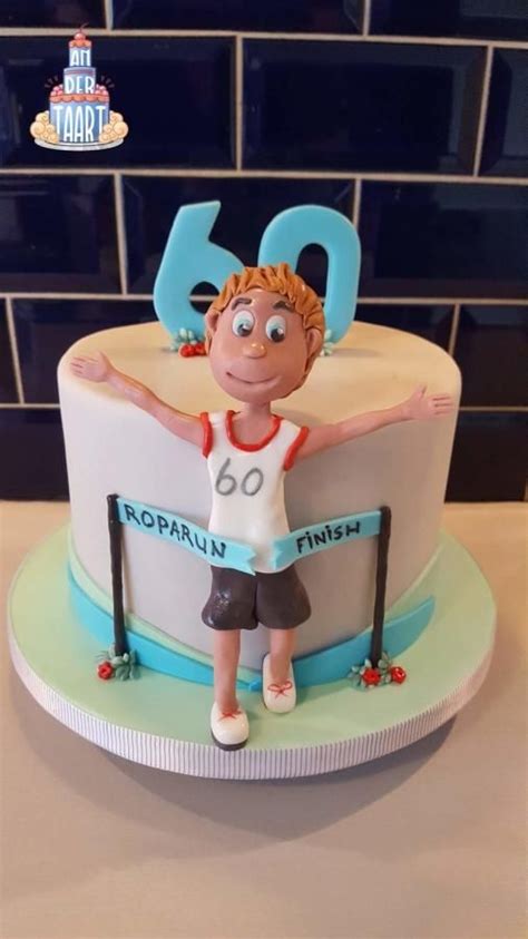 40th birthday cake topper age forty 40 year birthday black | etsy. Runner cake by Anneke van Dam | 40th birthday cakes, Running cake, Birhday cake