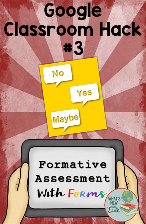 No registration, no advertising, no malware, no content hiding. Google Classroom Hack #3: Formative Assessment with Forms ...