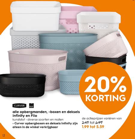 Check spelling or type a new query. kis opbergdoos, mand folder aanbieding bij Blokker - details