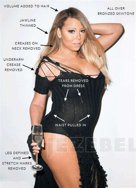 My memoir the meaning of mariah carey is in stores now!. Mariah Carey Photoshop Exposed: Unretouched Images Show A ...