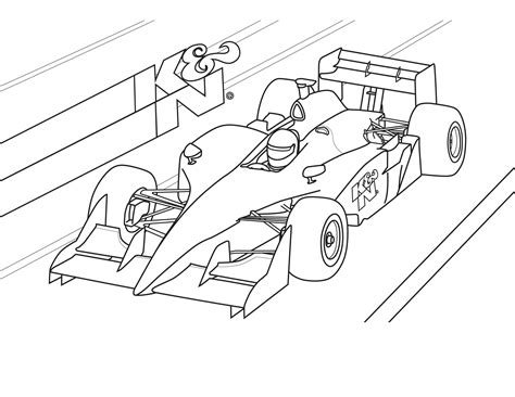 Ferrari coloring pages free printable for kids. Printable Coloring Pages Formula 1 Race Cars Pictures ...