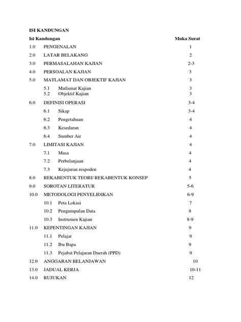 Context sentences for kandungan in english. Isi Kandungan Proposal