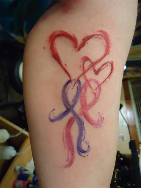 Hiding a bow behind the ear is cute and remarkable when you tuck your hair behind your ear. Cancer Ribbon Tattoos Designs, Ideas and Meaning | Tattoos ...