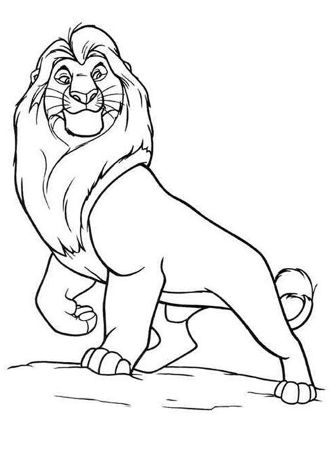 Free disney coloring pages lion king. Printable The Lion King Coloring Pages | Lion king ...